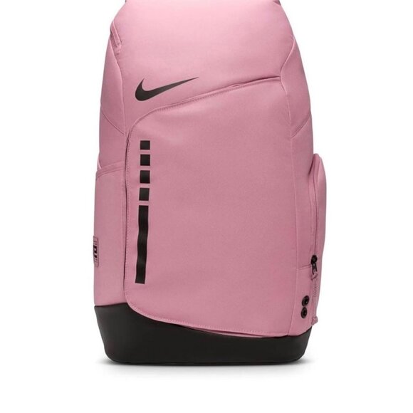 Nike Elite Pro Basketball Backpack Pink Black Athletic Gym Bag Laptop School Bag - Picture 1 of 6